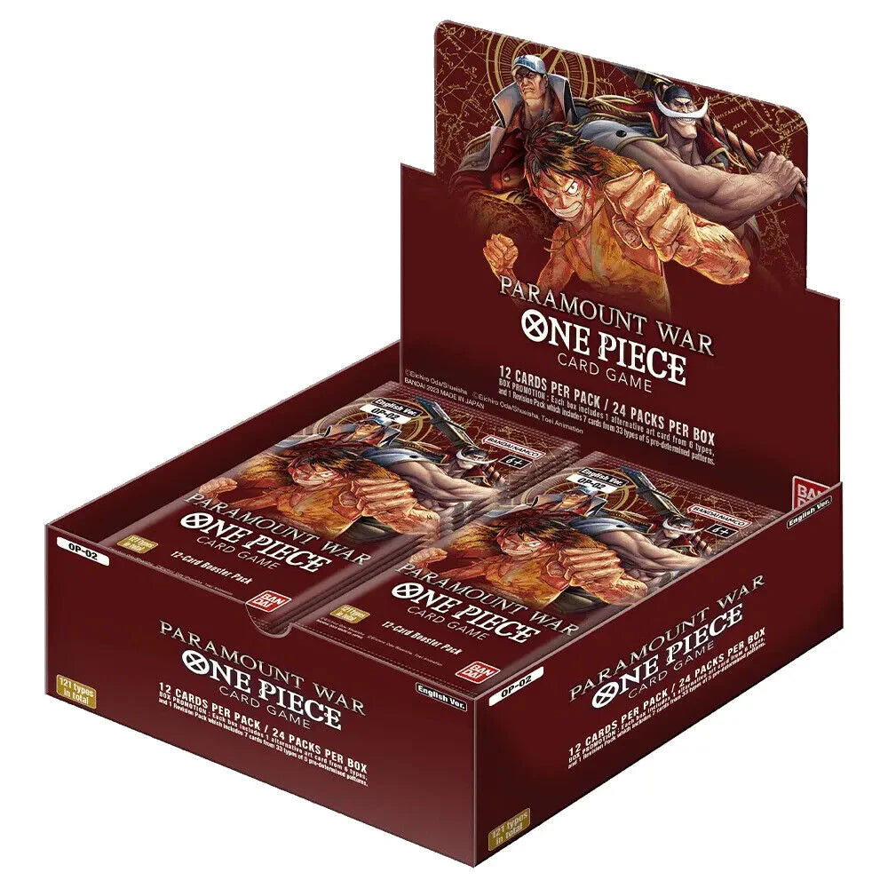 One Piece TCG – OP02 Paramount War Display