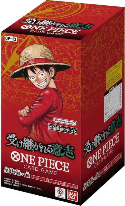 One Piece TCG – OP13 Carrying on His Will Display (Japonais)