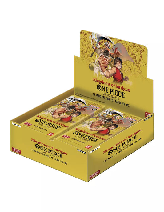 One Piece TCG – OP04 Kingdoms of Intrigue Display
