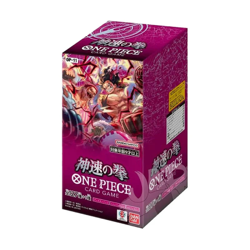 One Piece TCG – OP11 A Fist of Divine Speed Display (Japonais)